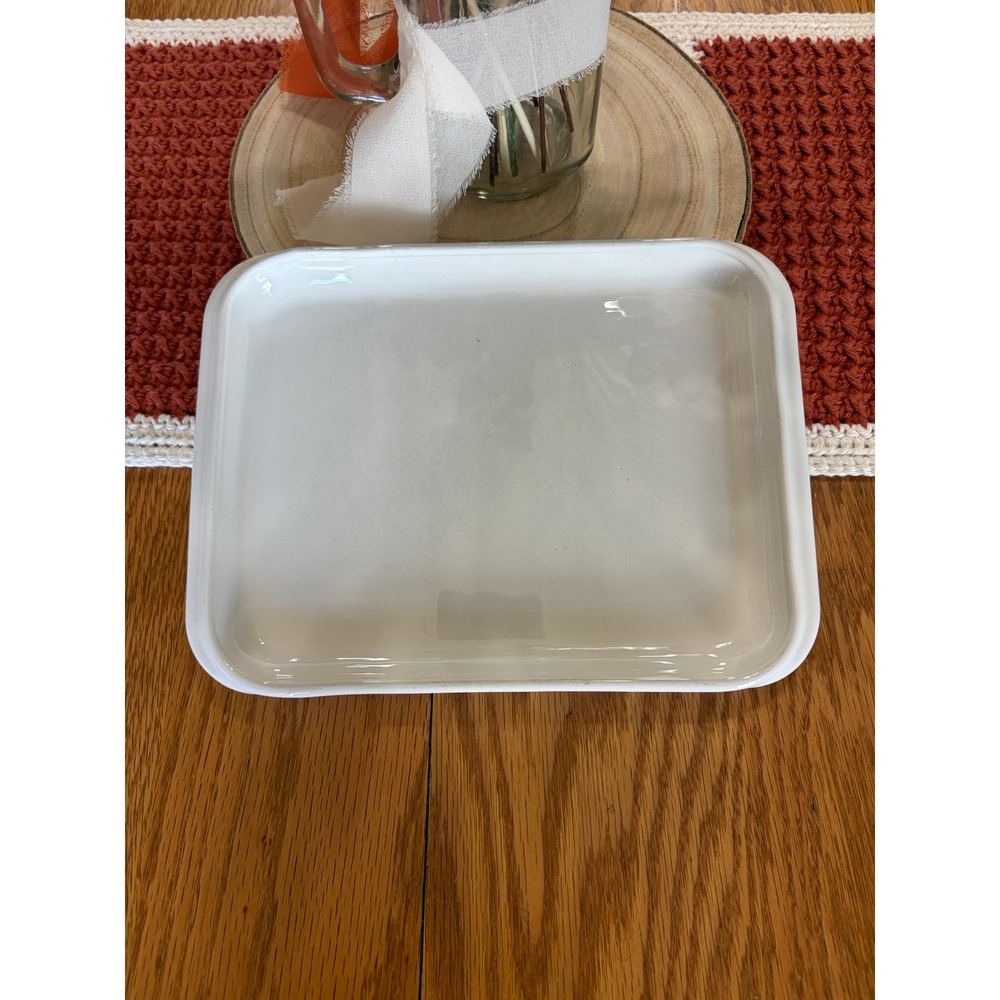 Corning Ware MR-1‎ White Microwave Oven Roasting Rack Ribbed Tray Vintage USA
